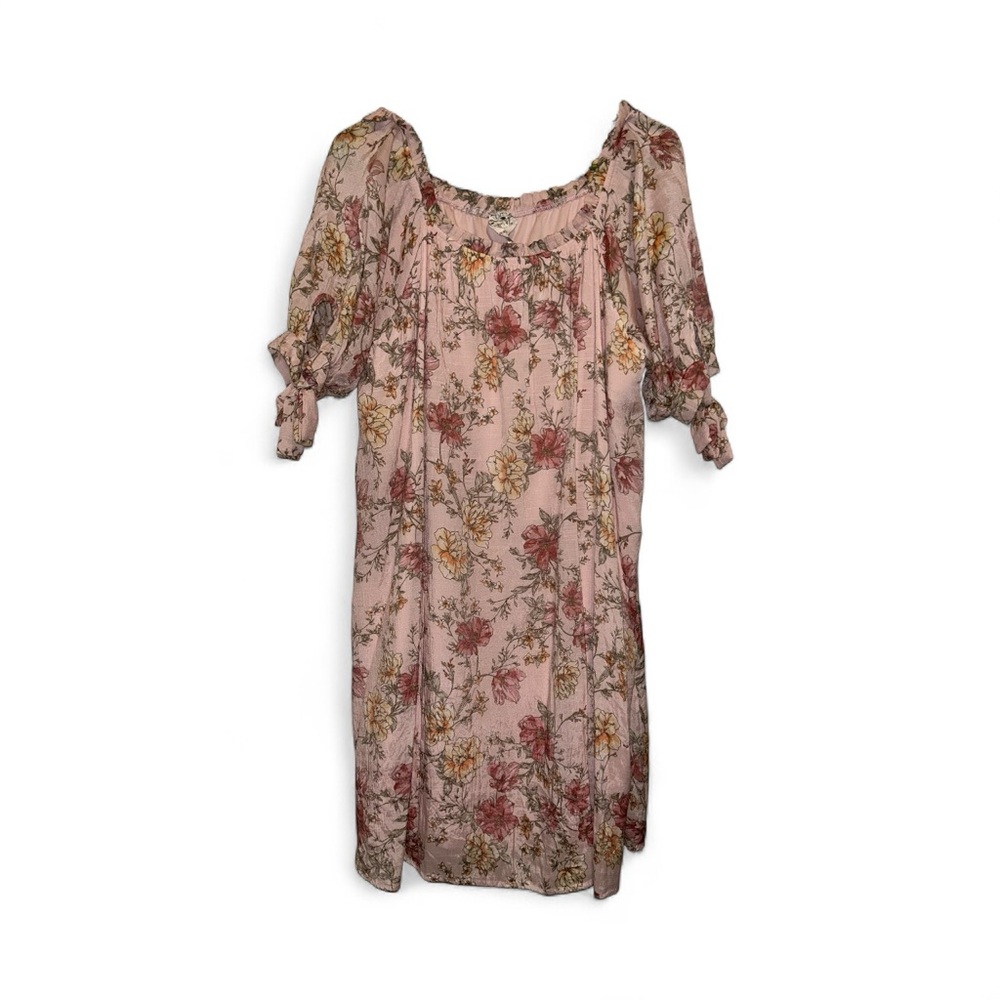 NAIF Floral Blush Mini Dress - Picture 2 of 10